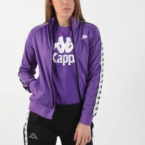 Violet Kappa tracksuit zip up sweatshirt